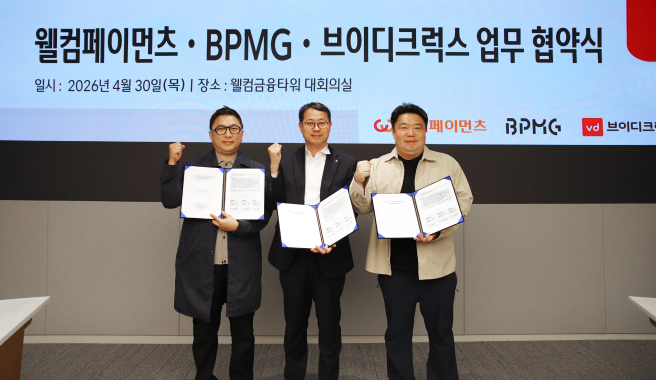 웰컴페이먼츠, 스테이블코인 기반 결제 사업 추진…BPMG·브이디크럭스와 협력